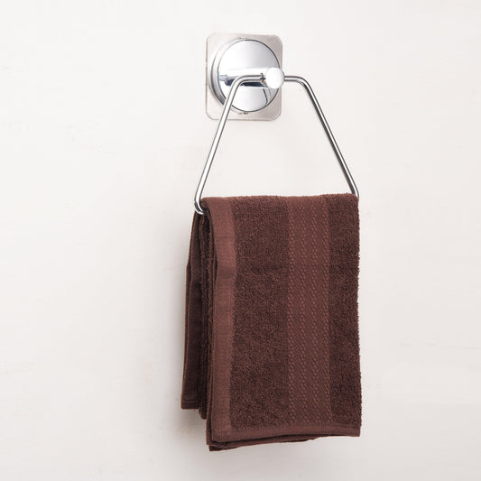 Triangular Stainless Steel  Pastable Self Adhesive Towel Holder - Ezfix